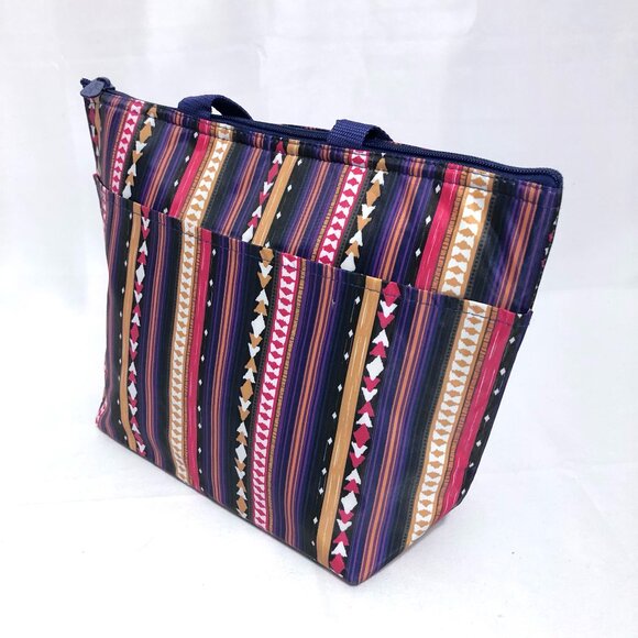 Thirty-One Other - Thirty One Thermal Tote (NWT) Purple Southwest Stripe